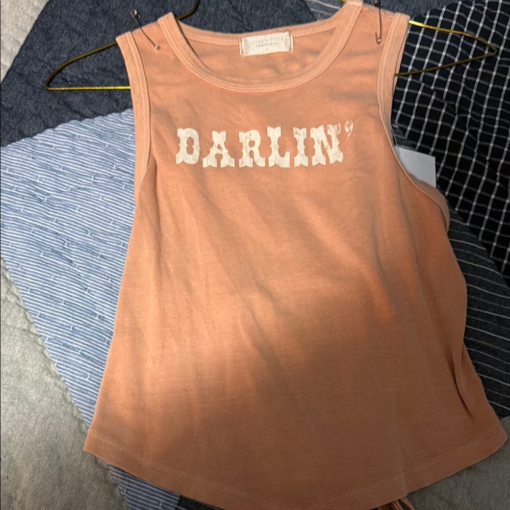 Altered state Darlin' Peach Tank Top for Kids - Sleeveless Casual Shirt